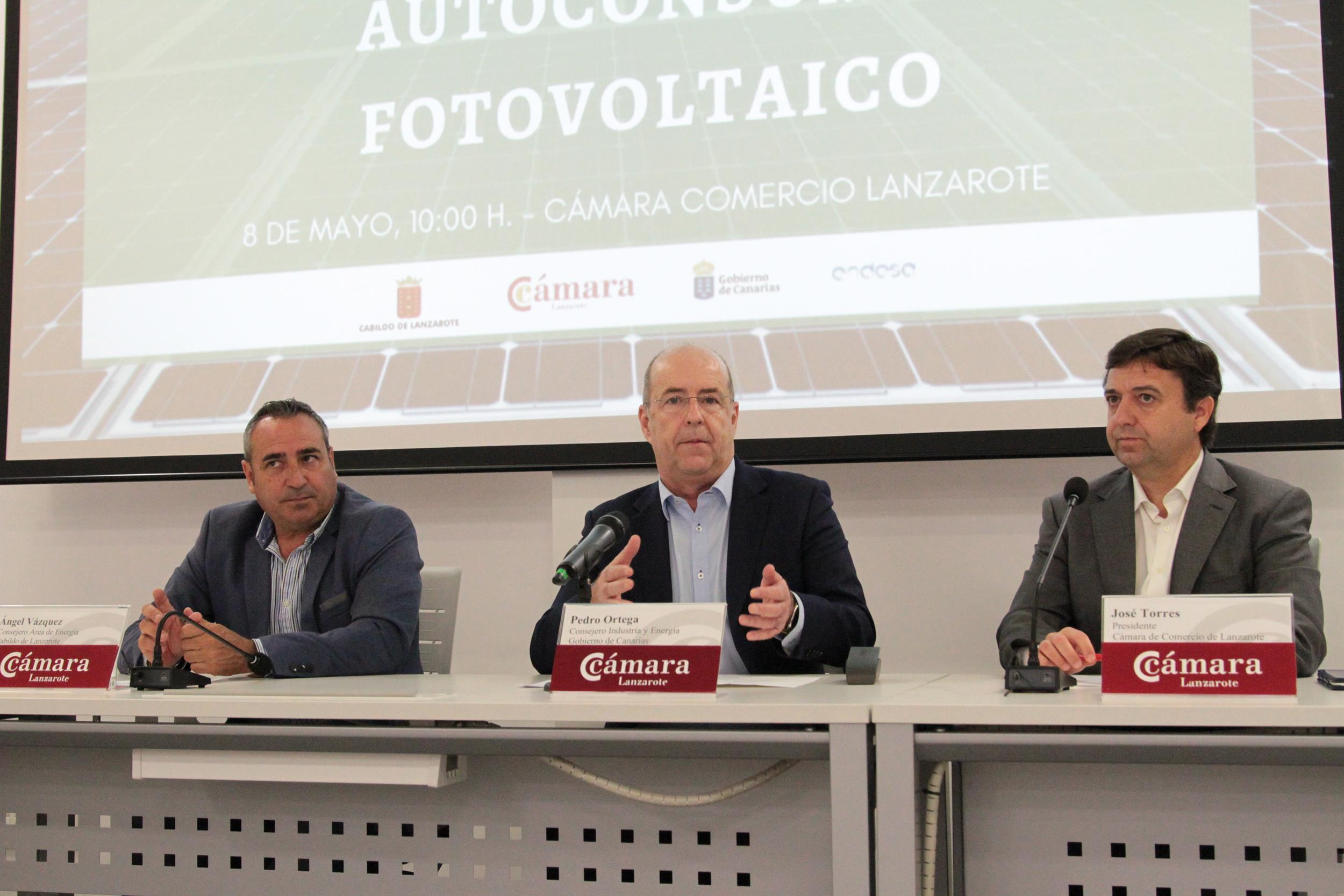 El Gobierno destaca el amplio margen que existe en Lanzarote para impulsar el autoconsumo energético
