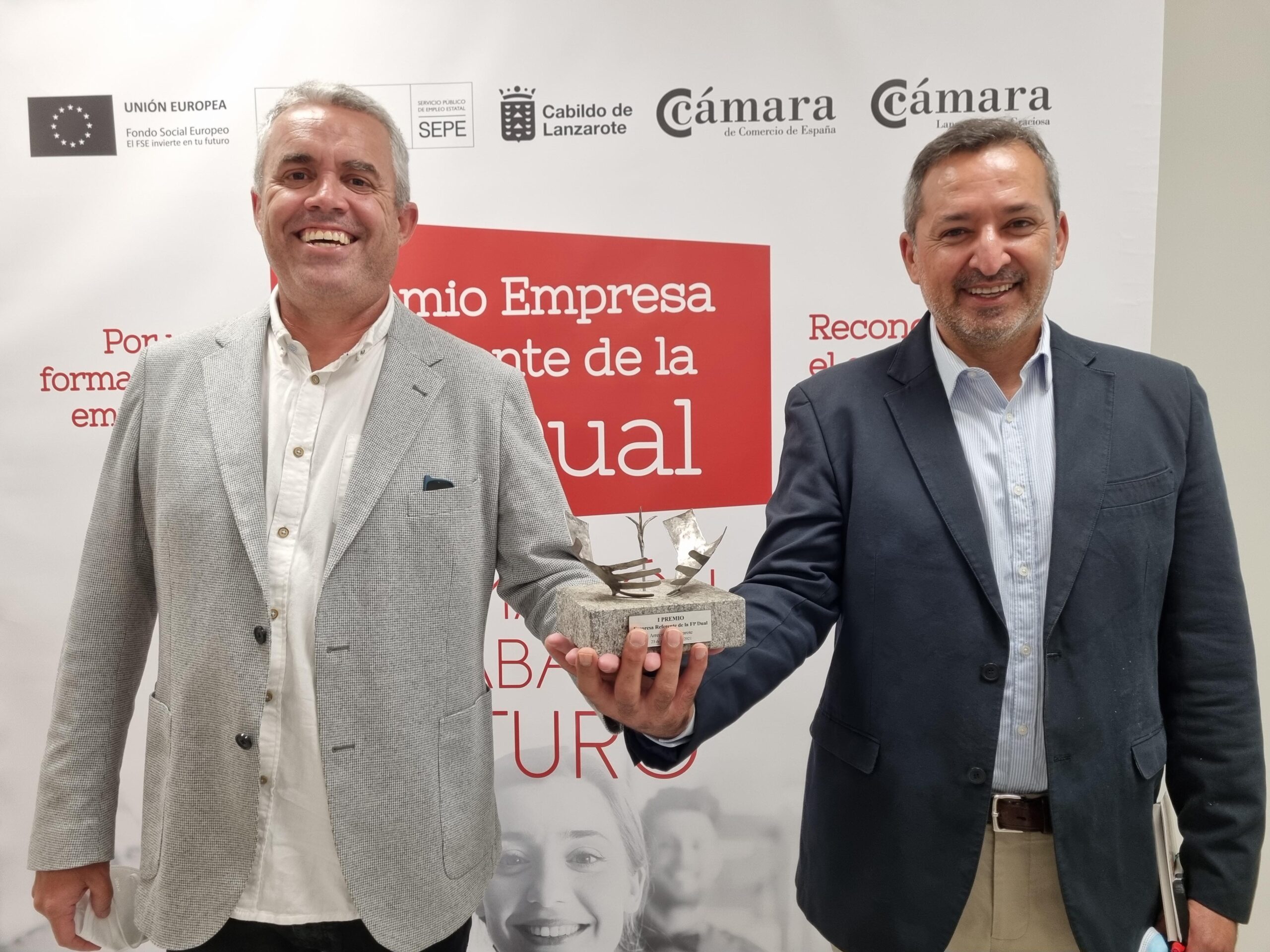 Aviapartner gana el I Premio Empresa Referente de la FP Dual de Lanzarote
