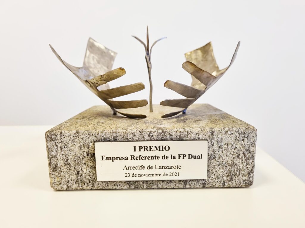 Premio Empresa Referente de la FP Dual en Lanzarote