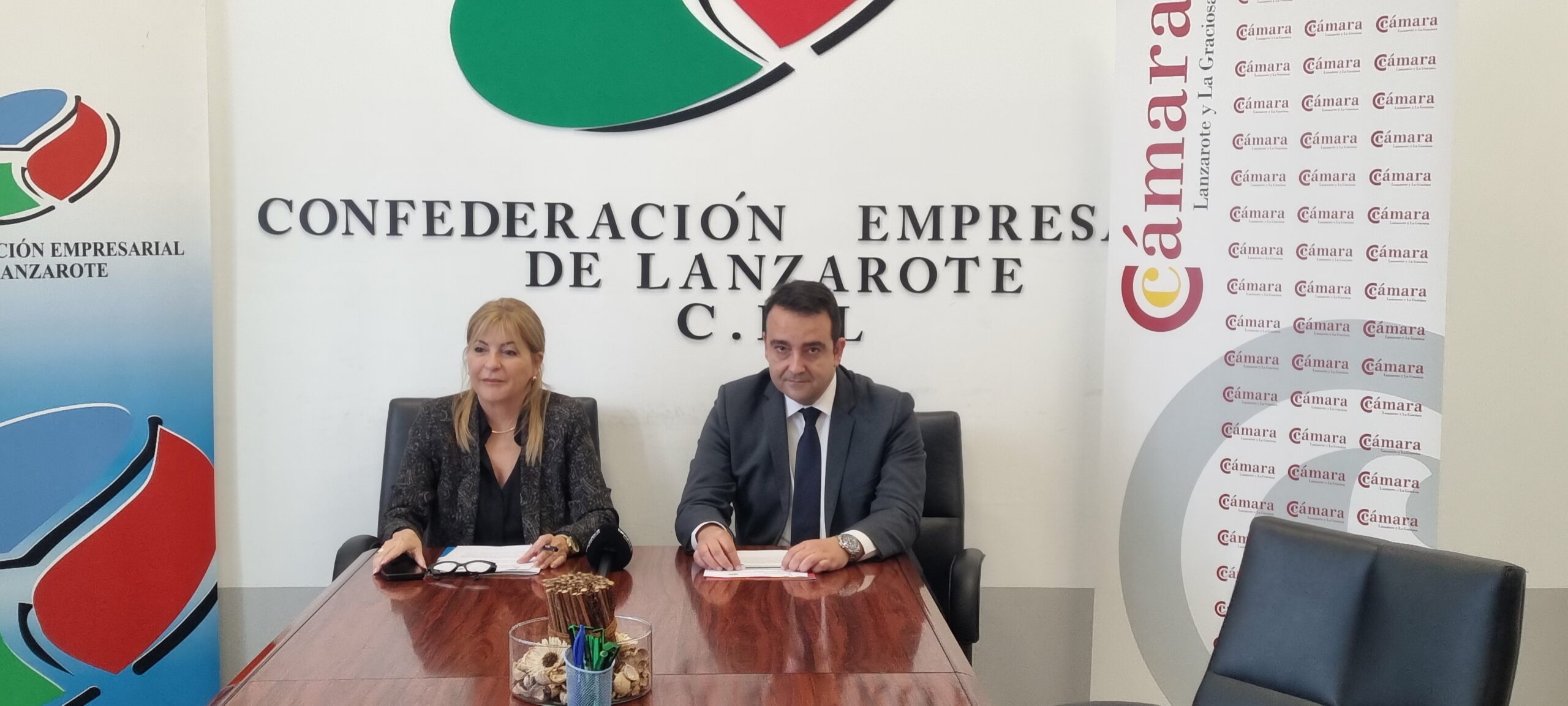 La Confederación Empresarial de Lanzarote y la Cámara de Comercio refuerzan sus lazos para fortalecer el tejido económico