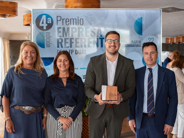 Hibiscus Lanzarote gana la IV edición del Premio Empresa Referente de la FP Dual