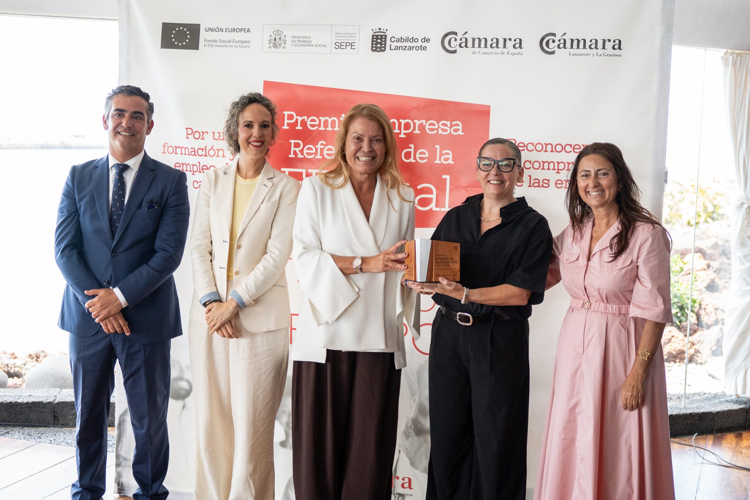 El Club de Gimnasia Isla Lanzarote gana la V edición del Premio Empresa Referente de la FP Pyme