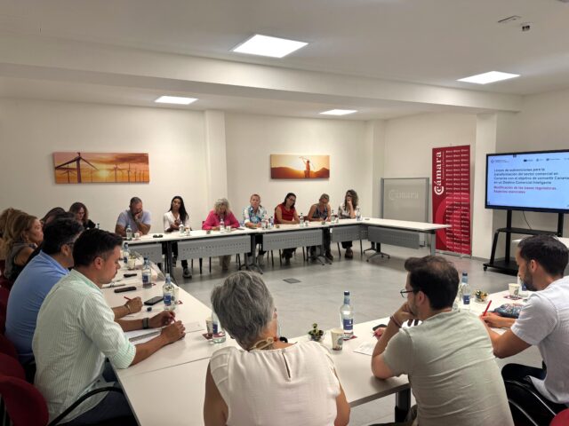 La Cámara recibe al director general de Comercio del Gobierno de Canarias