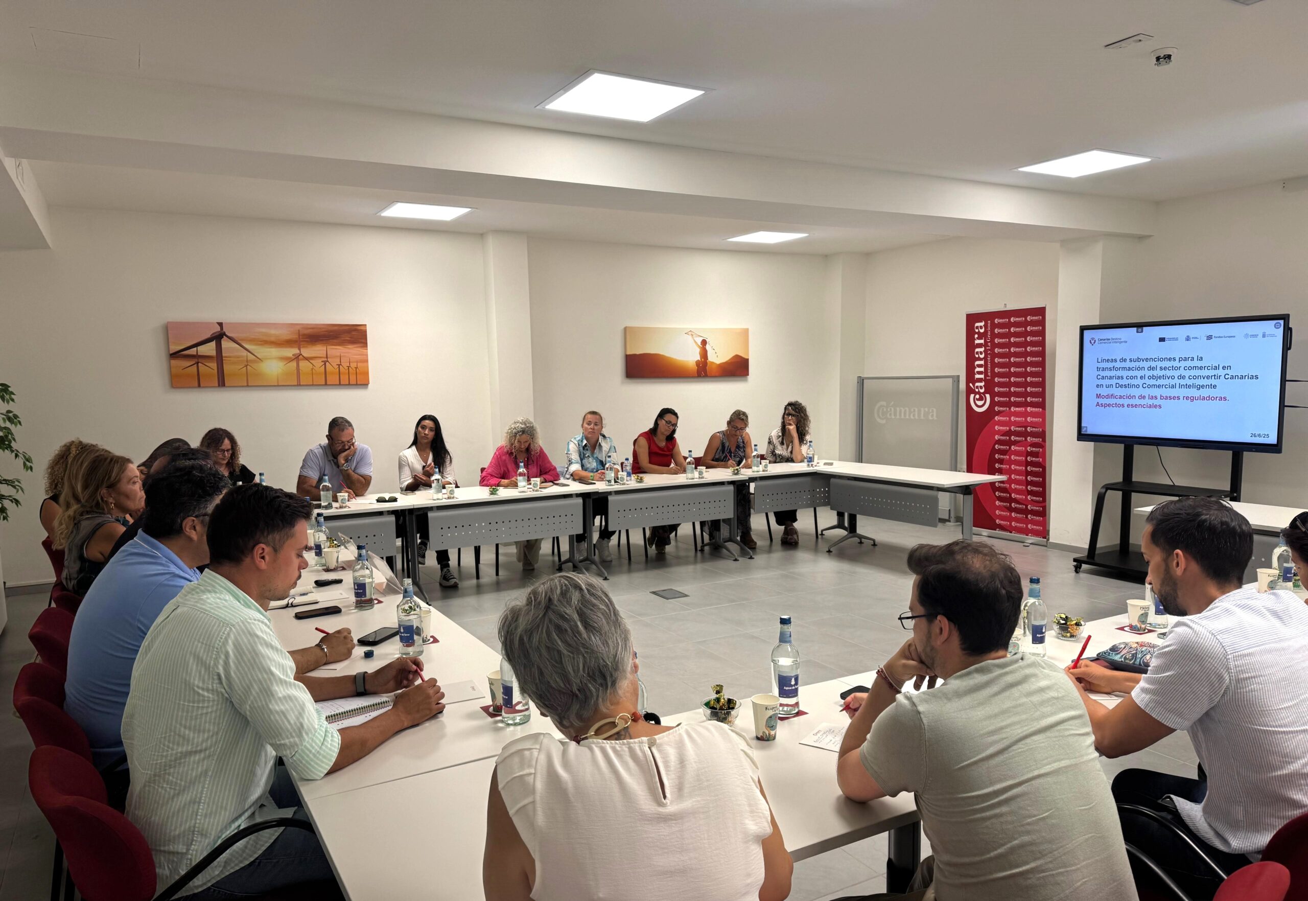 La Cámara recibe al director general de Comercio del Gobierno de Canarias