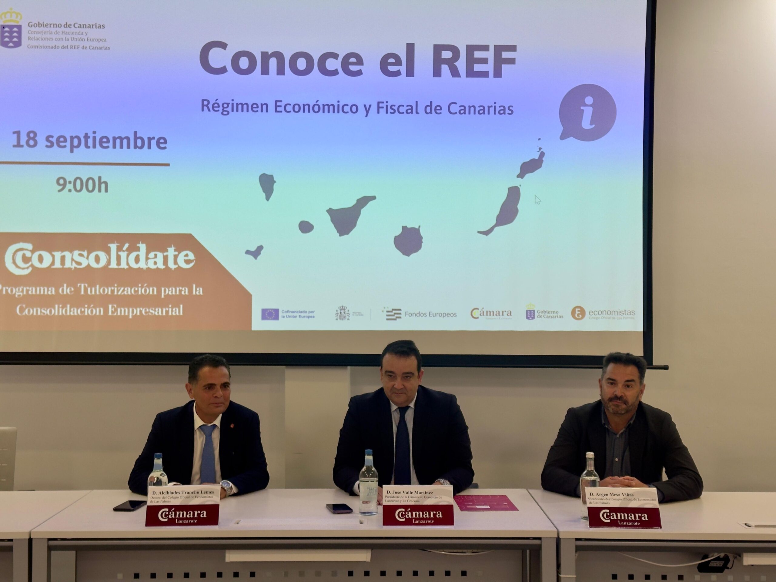 La Cámara de Comercio de Lanzarote y La Graciosa impulsa la competitividad empresarial con una jornada clave sobre el REF