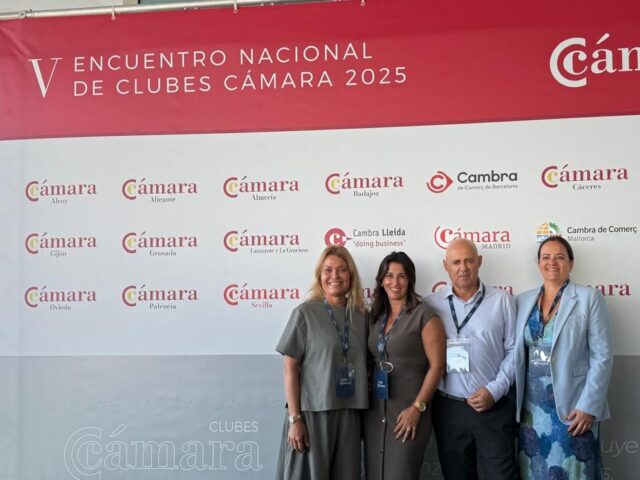 El Club Cámara Lanzarote y La Graciosa impulsa la proyección empresarial de la isla en el V Encuentro Nacional de Clubes Cámara en Valencia