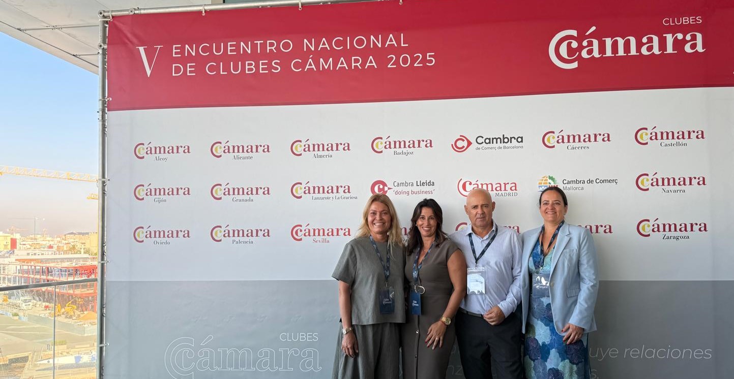 El Club Cámara Lanzarote y La Graciosa impulsa la proyección empresarial de la isla en el V Encuentro Nacional de Clubes Cámara en Valencia