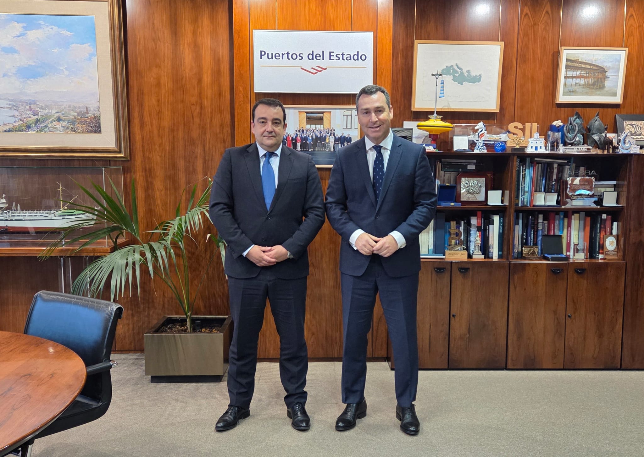 José Valle se reúne con el presidente de Puertos del Estado para abordar infraestructuras y transporte marítimo en Lanzarote