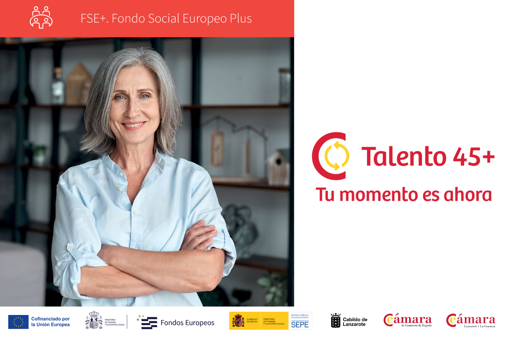 La Cámara de Comercio lanza el programa ‘Talento 45+’ para impulsar la inserción laboral de los mayores de 45 años en Lanzarote y La Graciosa
