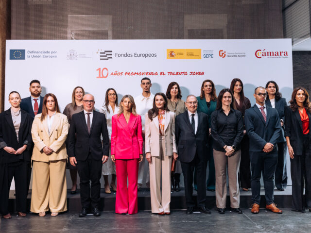 El éxito del programa Talento Joven de la Cámara de Lanzarote y La Graciosa, reconocido ante Su Majestad la Reina en su décimo aniversario