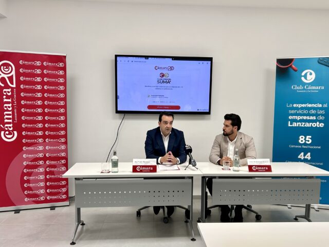 La Cámara de Comercio presenta “Club Cámara Suma”, una plataforma digital de incentivos que beneficiará a más de mil empleados en Lanzarote y La Graciosa