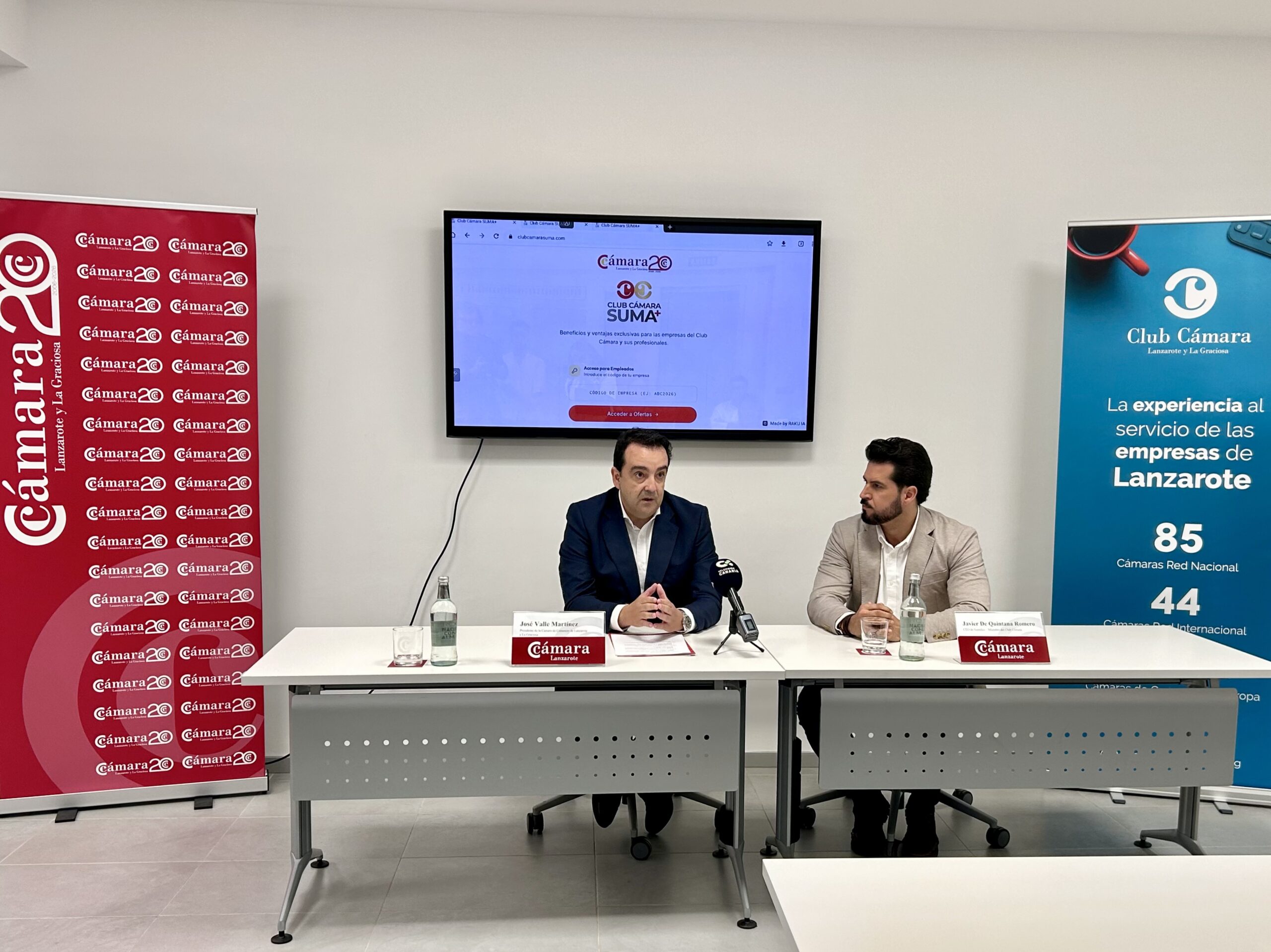La Cámara de Comercio presenta “Club Cámara Suma”, una plataforma digital de incentivos que beneficiará a más de mil empleados en Lanzarote y La Graciosa