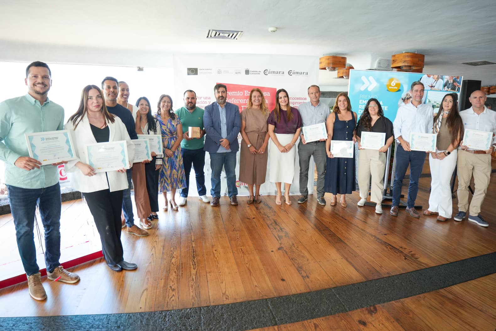 Emerlan gana la VI edición del premio Empresa Referente de la FP Dual de la Cámara de Comercio de Lanzarote y La Graciosa