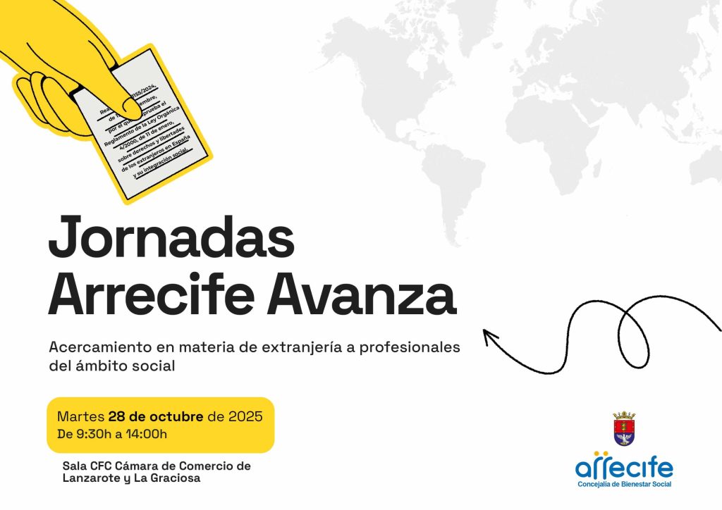 Cartel jornadas Arrecife Avanza-Horizontal Cartel jornadas Arrecife Avanza-Horizontal